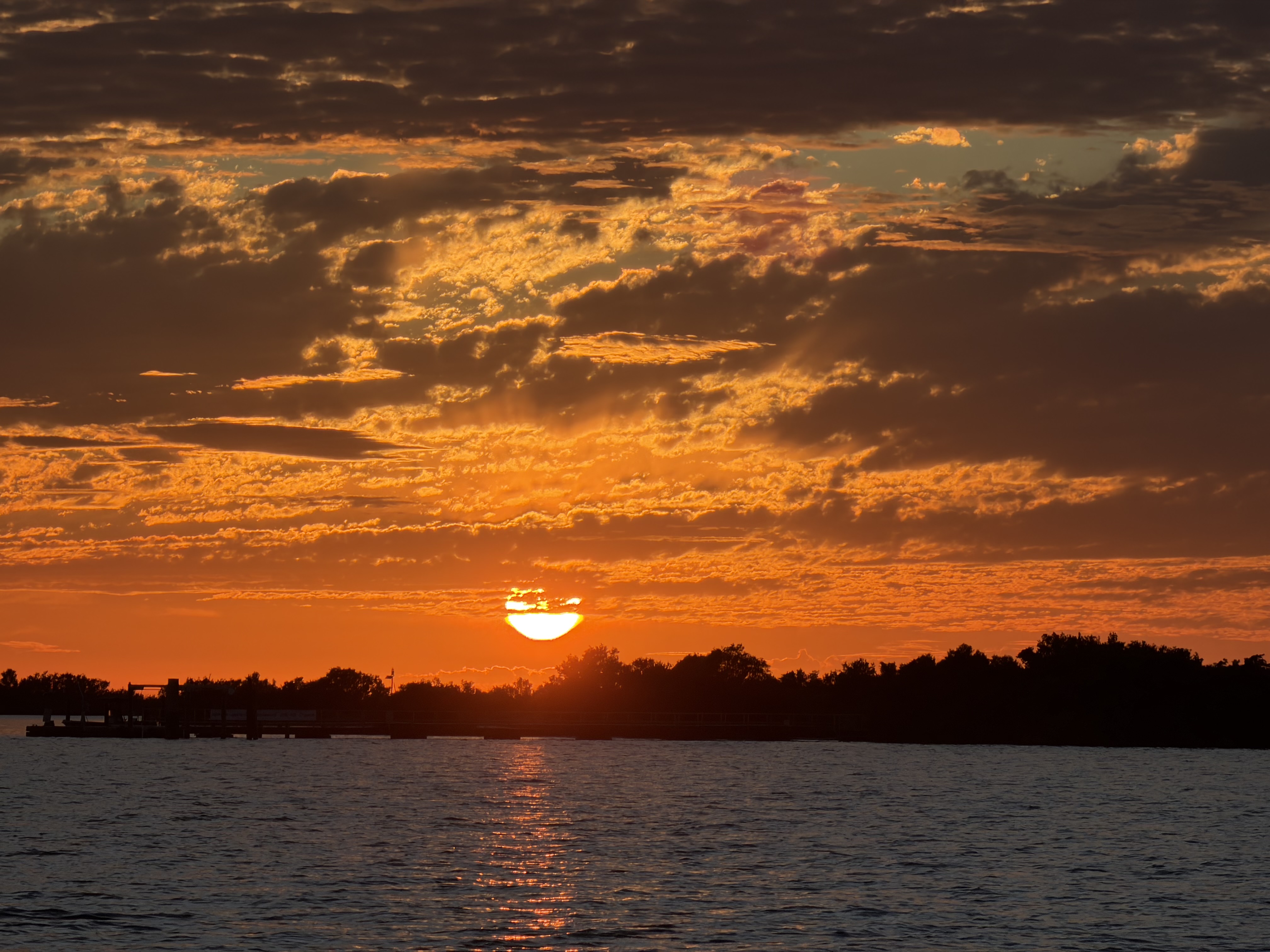 Beautiful sunset over Anclote Key